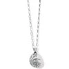 African Turban Shell Necklace -Fashion Accessories african turban shell necklace silver 0