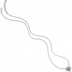 Alcazar Heart Badge Clip Necklace -Fashion Accessories alcazar heart badge clip necklace silver 2 3c0d80ff be93 402f 9409 1933ee57bbc7