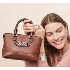 Alessa Small Satchel -Fashion Accessories alessa small satchel bourbon 3 8109145a 75a2 480b 895f 9661990ead41