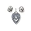 Anchor And Soul Charm Gift Set -Fashion Accessories anchor and soul charm gift set silver blue 0