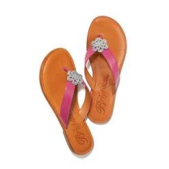 Aster Flower Thongs -Fashion Accessories aster flower thongs orchid 1