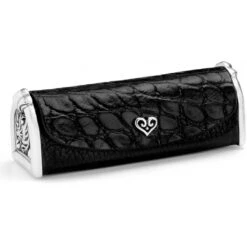 B Wishes Lipstick Case -Fashion Accessories b wishes lipstick case black croco 0