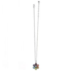 Bellissima Fiore Reversible Necklace -Fashion Accessories bellissima fiore reversible necklace silver multi 2