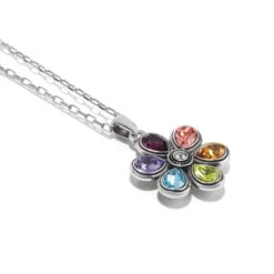 Bellissima Fiore Reversible Necklace -Fashion Accessories bellissima fiore reversible necklace silver multi 3