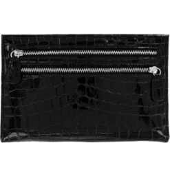 Bellissimo Heart Folio Wallet -Fashion Accessories bellissimo heart folio wallet black patent croco 2 f1b30dca 3eb7 414b 890e 36062b3db7c6