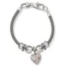 Blooming Heart Bracelet -Fashion Accessories blooming heart bracelet silver pink 0 a591712a 47fb 4a4b a44a 2db980056053