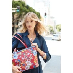 Blossom Hill Rouge Scarlet Tote -Fashion Accessories blossom hill rouge scarlet tote poppy 5