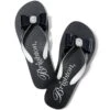 Bopeep Flip Flops -Fashion Accessories bopeep flip flops black white 0