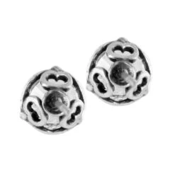 Brilliance 7MM Post Earrings -Fashion Accessories brilliance 7mm post earrings silver 2