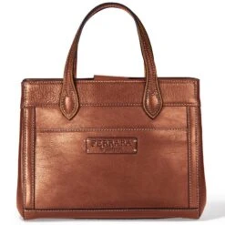 Carlina Top Handle Tote -Fashion Accessories carlina top handle tote whisky cognac 2 1f6e030d 617d 4d45 a63f fc3dc080049f