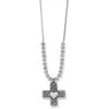 Carlotta Heart Cross Necklace 2 Carlotta Heart Cross Necklace -Fashion Accessories carlotta heart cross necklace silver 0 f8ea29a4 203f 444c 8a7b f94339ade1ac