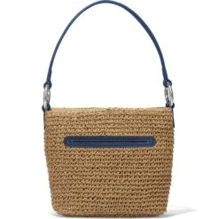 Cherie Straw Shoulderbag -Fashion Accessories cherie straw shoulderbag wheat french blue 2
