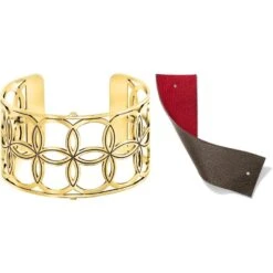 Christo NYC Wide Cuff Bracelet Set -Fashion Accessories christo nyc wide cuff bracelet set gold lipstick 3 0c70d074 5b07 4ca3 a745 03e568cb3a31