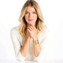 Christo Tokyo Wide Cuff Bracelet -Fashion Accessories christo tokyo wide cuff bracelet gold 2 8c57cebb eb4c 40cb 9256 9ee9c3a126b5