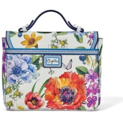 Clarette Flap Cross Body Bag -Fashion Accessories clarette flap cross body bag white multi 2