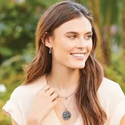 Color Drops Short Necklace -Fashion Accessories color drops short necklace silver multi 2 ab0abf3e 10fb 4cec a978 b32d267790eb