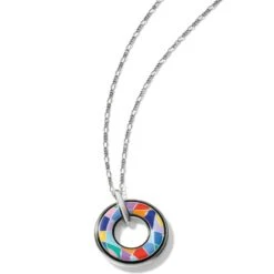 Colormix Reversible Necklace -Fashion Accessories colormix reversible necklace silver multi 3