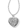 Contempo Convertible Locket Necklace -Fashion Accessories contempo convertible locket necklace silver 0 fd3649e6 deab 4302 8a9b e810c8bdd2a5