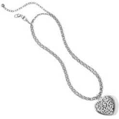 Contempo Convertible Locket Necklace -Fashion Accessories contempo convertible locket necklace silver 4 cc1dfb9d 1509 481e aafc 9a5d32601ed9
