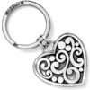 Contempo Heart Key Fob -Fashion Accessories contempo heart key fob silver 0 4090bb4a f6fd 4e94 91a3 1163a18e626d