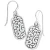 Contempo Token Tag French Wire Earrings -Fashion Accessories contempo token tag french wire earrings silver 0 0c8c29d4 6f2f 41dc 9788 a2eda7287e40