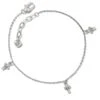Cross Anklet -Fashion Accessories cross anklet silver 0