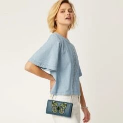 Crystal Pond Beaded Wings Clutch Wallet -Fashion Accessories crystal pond beaded wings clutch wallet canyon blue multi 3 f428c112 e5aa 4ccf 8220 c3eb95843b24