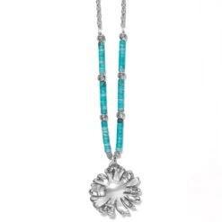 Front Page -Fashion Accessories daisy dee turquoise necklace silver turquoise 1
