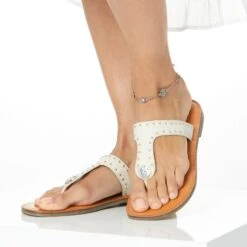 Elora Gems Anklet -Fashion Accessories elora gems anklet silver multi 2