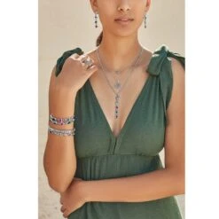 Elora Gems Dots Soft Bracelet -Fashion Accessories elora gems dots soft bracelet silver multi 3 3c4413e7 31bb 42a8 8e54 f4f5298bbd07