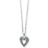 Elora Gems Large Heart Necklace -Fashion Accessories elora gems large heart necklace silver multi 0 73314d11 1e0c 4efa 8931 409b76db4377