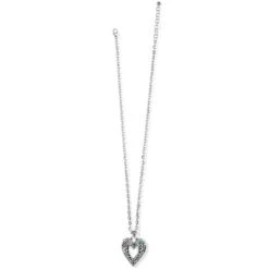 Elora Gems Large Heart Necklace -Fashion Accessories elora gems large heart necklace silver multi 1 f8a78226 ad82 4e25 aa8a 3ba7e0655b39