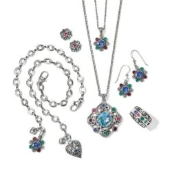 Elora Gems Ring -Fashion Accessories elora gems ring silver multi 2