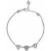 Enchanted Hearts Anklet -Fashion Accessories enchanted hearts anklet silver 0