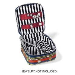 Fashionista Jewel Small Square Jewelry Case 6 Fashionista Jewel Small Square Jewelry Case -Fashion Accessories fashionista jewel small square jewelry case black multi 1 c21437be 8c95 44f7 a87e f48b480b89f7