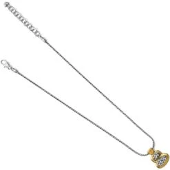 Ferrara Artisan Two Tone Duo Necklace -Fashion Accessories ferrara artisan two tone duo necklace silver gold 2 f3de4047 a14c 4c45 8177 b49e5b13cf4f