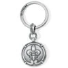 Ferrara Fleur De Lis Key Fob -Fashion Accessories ferrara fleur de lis key fob silver 0