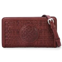 Ferrara Montecito Zip Wallet -Fashion Accessories ferrara montecito zip wallet garnet 0
