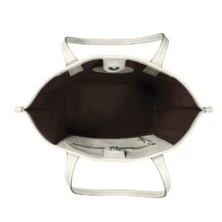 Ferrara Viviana Large Tote -Fashion Accessories ferrara viviana large tote white 1