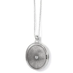 Fiona Convertible Locket Necklace -Fashion Accessories fiona convertible locket necklace silver white 2 b3e6247e b08f 4482 9794 446dbd7328f2