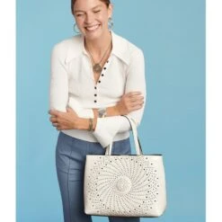 Fiora Large Tote 14 Fiora Large Tote -Fashion Accessories fiora large tote white 3