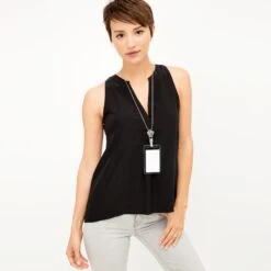 Floating Heart Badge Clip Necklace -Fashion Accessories floating heart badge clip necklace silver gold 3 0fcdf4c1 0175 44e0 ae0e 8f80fee437f6