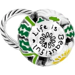 Flower Bulb Charm -Fashion Accessories flower bulb charm silver multi 2 ccc0c300 39a5 499d 84a4 9f354f974c8a