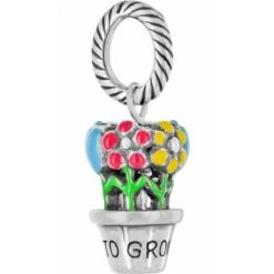 Flower Pot Charm -Fashion Accessories flower pot charm silver multi 1 c8f98217 45a0 4ee3 b23c 98ecba2de88b