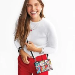 Glam Girl Cross Body Pouch -Fashion Accessories glam girl cross body pouch multi 3