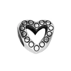 Glitter Hearts Bead -Fashion Accessories glitter hearts bead silver 2 d6f141ff a9ce 4241 8408 e950696a3003