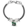 Go Lucky Charm Bracelet -Fashion Accessories go lucky charm bracelet silver green 0 5a9974c8 3de7 4d6a a2b6 824dce47b9b4