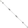 Halo Anklet 1 Halo Anklet -Fashion Accessories halo anklet silver tanzanite 0