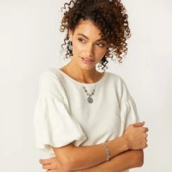 Halo Eclipse French Wire Earrings -Fashion Accessories halo eclipse french wire earrings silver blue 2 f49f7550 fe6a 44b5 9725 73ea36d6d6c4