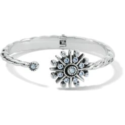 Halo Ice Open Hinged Bangle